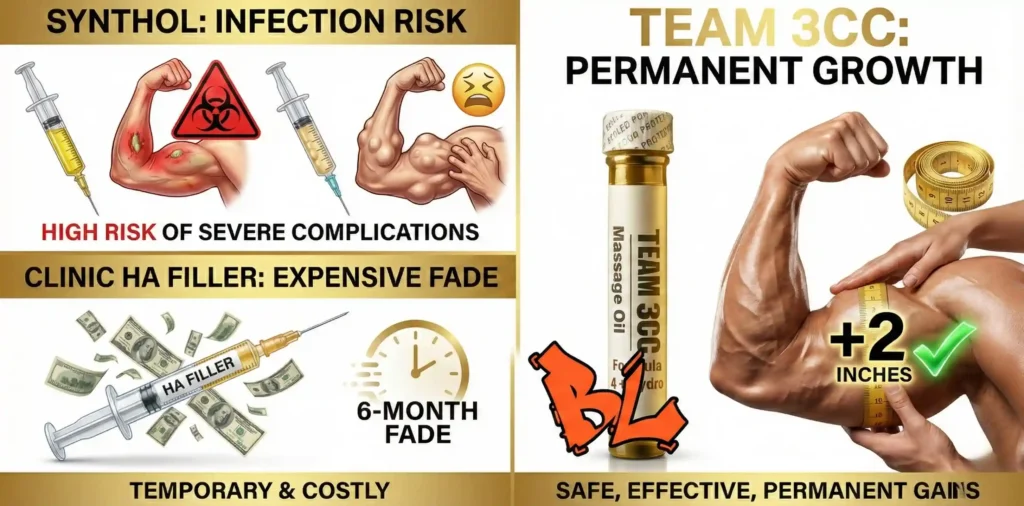 topical massage oil comparison image